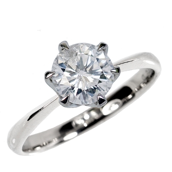衝撃価格　天然ダイヤモンド0.2ct プラチナ　鑑別書付　リング　指輪　婚約指輪